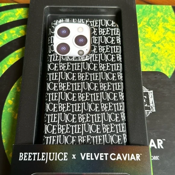 Velvet caviar Beetlejuice iPhone Case